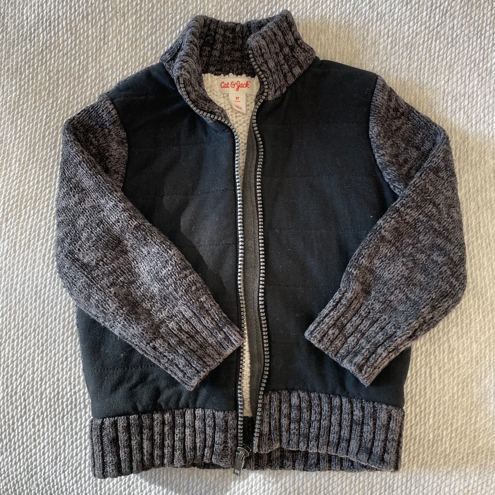 Cat & Jack fleece lined sweater